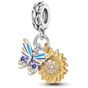 Pendentif Breloque Cœur en Zircon Argenté pour Enfants, Tendance, Doux, Léger et Scintillant, pour Fête DIY, avec Chaîne Assortie, Bijoux de Luxe à Superposer, Plaqué Platine - Product Image 5
