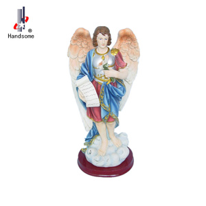 5 pulgadas el arcángel San Rafael resina religiosas arte estatua - Product Image 5