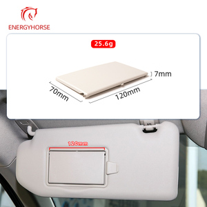 Blanc <span class=keywords><strong>sel</strong></span> pour <span class=keywords><strong>Peugeot</strong></span> 308S 508 3008 4008 2013-2025 pare-soleil pare-soleil couvercle en verre maquillage miroir support panneau sans lumières - Product Image 4