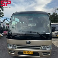 Minibus d'occasion 2019 Yvtong 6729, 27 places, non opérationnel, Chine V, Weichai, coffre encastré, sièges en cuir