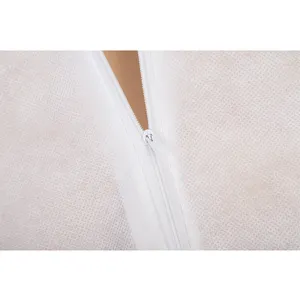 Temiz oda tek kullanımlık PP tulum olmayan dokuma koruyucu tulum Hazmat takım elbise