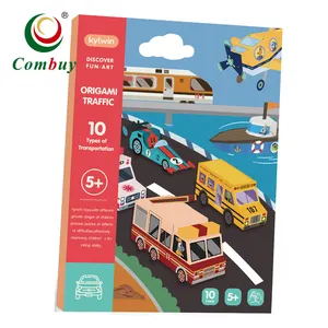 Kit de <span class=keywords><strong>pliage</strong></span> robot en papier, jouet pour enfant, artisanat 3d, à monter soi-même, 10 pièces - Product Image 1