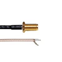Câble coaxial RF RG316 avec connecteur SMA-KY1.5 fourchu étamé