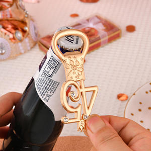 Nuevos favores de boda de oro rosa con temática <span class=keywords><strong>45</strong></span> cumpleaños/<span class=keywords><strong>aniversario</strong></span> abrebotellas DE BODA favores y regalos para invitados - Product Image 3