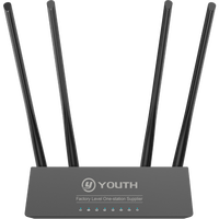 Routeur sans fil double bande AC1200, 4 antennes 5dBi, 1WAN+3LAN Gigabit, montage mural ou sur bureau, 802.11ac MT7621DAT HZY-WR619V2