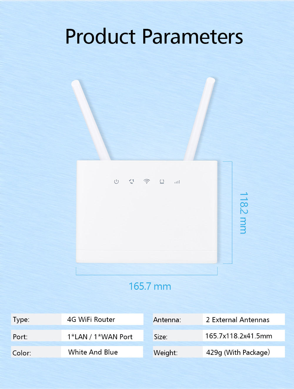 Mở Khóa Mới Tốc Độ Cao 4G Wifi Router B525 Pro Toàn Cầu Ban Nhạc 4G LTE CPE Router Với Một Cổng nhanh Nhà Máy Cpe PK B525s-65a wifi signal booster