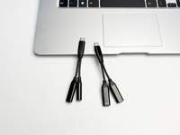 Adaptateur audio numérique 2-en-1 Type-C vers Type-C 60W à charge rapide avec convertisseur 3,5 mm pour téléphones mobiles 20V3A compatible OEM