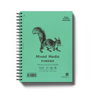 Daiqian 185g xoắn ốc đa chức năng vẽ giấy sơn dầu giấy Acrylic Bút đánh dấu bút chì màu bút chì bút chì màu - Product Image 6