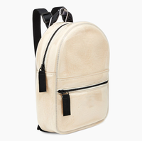 Mini sac à dos transparent en PVC personnalisé en usine avec sac à bandoulière à la mode en peluche souple