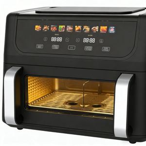 Friteuse à air 10L 2800W 220-240V avec 10 programmes prédéfinis, chauffage en acier inoxydable SS304, cuve antiadhésive, protection contre la surchauffe Sync&Match Cook - Product Image 2