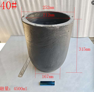 Creuset en carbure de silicium A50, capacité 50 kg, pour la fusion du <span class=keywords><strong>fonte</strong></span> - Product Image 1