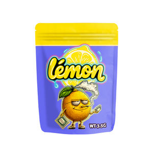 Caramelos Cremallera Gummy Packaging Comestible 3,5 1 oz Cali Packs Helado Mango Forma Mango Sabor Gummy Mylar Bag - Product Image 1