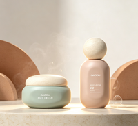 Nouvelle conception d'emballage cosmétique, flacon de sérum, luxe, haute qualité, flacon conique, flacon en verre, emballage pour soins de la peau