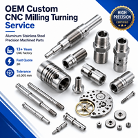 Servicio de Mecanizado CNC Personalizado OEM, Piezas Mecanizadas de Precisión en Aluminio y Acero Inoxidable para Compradores de Ingeniería del Reino Unido