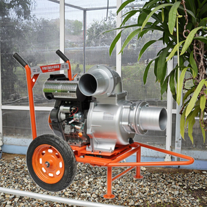 Pompe à eau auto-amorçante 12HP pour l'irrigation agricole des jardins de thé, vignobles, serres de légumes et plantations d'huiles végétales - Product Image 2