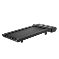 Almohadillas para caminar con pantalla LED, cintas de correr portátiles para debajo del escritorio con control de velocidad inteligente y función de elevación eléctrica, con pantalla LED de