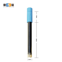 Électrode de pH de l'eau 962121 utilisée dans l'eau à faible conductivité, connecteur BNC-S8, résine époxy importée