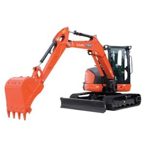 Mini-excavatrices hydrauliques sur chenilles CE EPA Engine Japan Kx165, excavatrices de 6 tonnes, mini EPR_Germany_Packing - Product Image 1