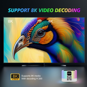 Boîtier TV 8K 4K <span class=keywords><strong>Allwinner</strong></span> <span class=keywords><strong>H313</strong></span> Smart BT 5.0 Plastique DC 4G 5G WiFi6 Télécommande vocale 8 Go 128 Go Android 15 IPTV - Product Image 2