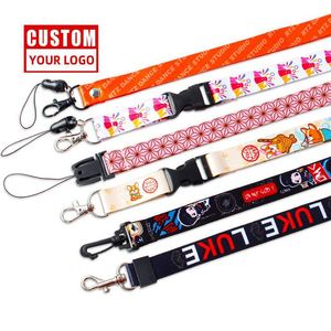 Cheap Custom Bulk Key ID Badge Holder Anime Sublimation Lanyards - Product Image 4