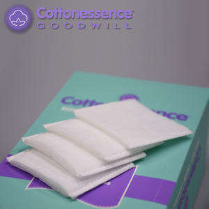 La migliore vendita di forma quadrata senza olio struccante monouso in cotone per il viso tampone per il trucco - Product Image 3