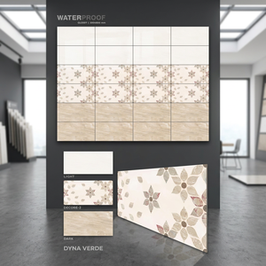 9mm d'épaisseur 30x60cm 300x600mm 12x24 carreaux de mur en céramique numérique concepteur pour salon intérieur carreaux de mur d'élévation en porcelaine - Product Image 2