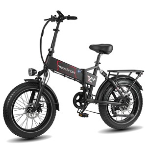 Bicicleta Eléctrica Plegable de Almacén en la UE, Bicicleta Eléctrica Urbana de 250W, Bicicleta Eléctrica de 48V con Neumáticos Anchos - Product Image 1