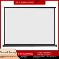 TELUXSEE Fabrication directe Écran de projection portable mini PVC 40 pouces 16:9 4K HD Écran de table pour bureau avec sac
