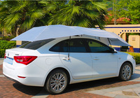Auvent de protection solaire pour voiture, remplacement de la toile de protection solaire pour cour et jardin, 4,6*2,3/5*2,3m, protection solaire, protection contre la neige, housse de motoneige