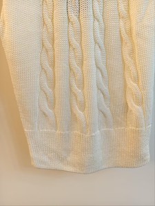 Luxurious Breathable Emerald White Computer Knit <b>Silk</b> <b>Sleeveless</b> O-Neck Casual <b>Top</b> - Product Image 6