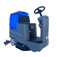 Autolaveuse autoportée WL-750, largeur de nettoyage 550 mm, double batterie 24V 100Ah, certifiée CE pour entrepôt
