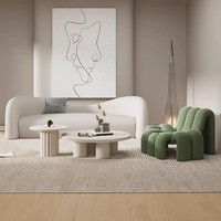Fauteuils de détente en velours écologiques de designer pour salon, appartement, maison, meubles de luxe, modernes, créatifs, doux, canapé simple
