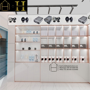 Retail Mobile Phone Repair Shop Montagem Móveis Display Showcase Cell Store Decoração Celular Interior Design