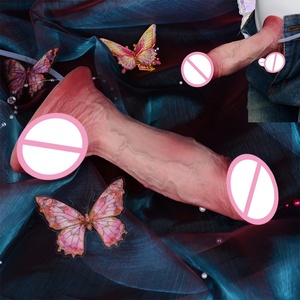 OS-ADLZS5055 Dildos de silicona con efecto de movimiento y eyaculación, con ventosa, juguetes sexuales para parejas lésbicas, masaje anal y del punto G - Product Image 1