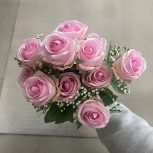 Premium <span class=keywords><strong>Livraison</strong></span> Rapide 12 Têtes Rose Combinaison <span class=keywords><strong>De</strong></span> Souffle <span class=keywords><strong>De</strong></span> Bébé <span class=keywords><strong>Bouquet</strong></span> <span class=keywords><strong>De</strong></span> <span class=keywords><strong>Fleurs</strong></span> Artificielles Soie Flor pour Mariage Saint Valentin - Product Image 1