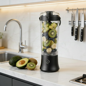 Mixeur Portable 500ml, 6 Lames, 18000 tr/min, Tasse à Jus Électrique, Rechargeable USB 4000mAh, pour Smoothies, Mode Impulsion, Idéal Gym, Voyage, Voiture - Product Image 1