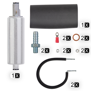 Pompa Bahan Bakar Aliran Tinggi, Pompa Eksternal Eksternal Universal Tekanan GSL392 Inlin E 255LPH Inlin E Pompa Bahan Bakar Tekanan Tinggi - Product Image 2