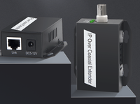 Caméra IP à fibre optique sur convertisseur de câble coaxial vers Extender EOC RG6 vers LAN