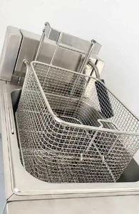 Nueva encimera eléctrica, freidora profunda de mesa automática, cesta abierta, tipo elevador para freír patatas fritas, <span class=keywords><strong>Hamburguesa</strong></span> de pollo - Product Image 5