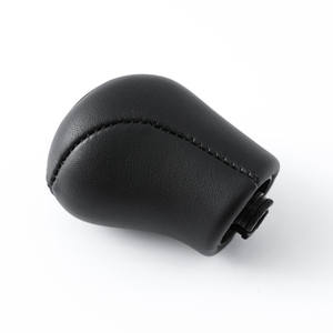 Pomo de palanca de cambios para Mercedes-Benz W639 VITO, 6 velocidades, diseño ergonómico de plástico PU negro - Product Image 2