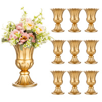 Vase en fer forgé de style européen rétro pour la décoration de mariage, ornements de fleurs séchées, vase pour la maison et l'hôtel, vente chaude en Chine