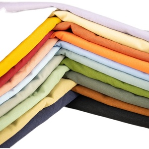 300G Combed Cotton Twill <b>Fabric</b> Sand Washed Medium <b>Weight</b> Pure Cotton Cloth For Suit Pants DIY Handmade Garment Material - Product Image 2