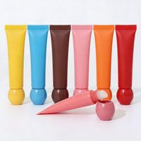 Tubes de gloss cosmétique avec logo personnalisé, bouchon 10ml/15ml/25ml, emballage pour masque facial, revêtement mat/brillant, matériau PE/PBL/ABL