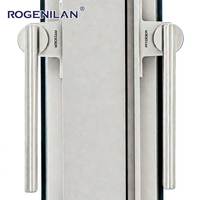 Fenêtre à battant en verre trempé haute sécurité RICHOCEAN, grande fenêtre extérieure en alliage d'aluminium pour maison