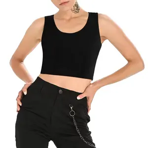 Hot Selling Dames Bustiers En Korsetten Vrouwen Transgender Tomboy Elastische Borst Binder Bh Pullover Tank Top