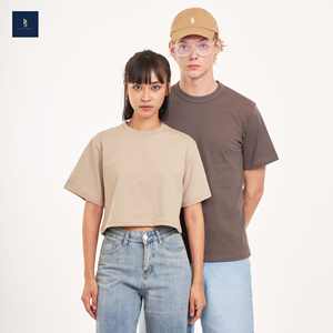 เสื้อยืดผ้าฝ้าย100% โอเวอร์ไซส์สำหรับผู้ชายเสื้อยืดสตรีทแวร์แขนสั้น200-210 GM ผลิตในประเทศไทย - Product Image 6