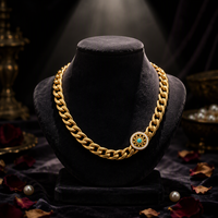 Parures de bijoux de luxe en acier inoxydable 316L, style western, anti-ternissement, pour femmes, avec bracelet et collier en turquoise, vente en gros
