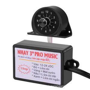 กล่องควบคุมเสียงฮอร์น Nhay 3 Plus Pro Music 12 เพลง 12-24 โวลต์ สำหรับอัพเกรดรถยนต์ - Product Image 1