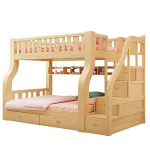 Set <span class=keywords><strong>Letto</strong></span> per Bambini - <span class=keywords><strong>Letto</strong></span> a Soppalco in Legno Massello - Camera da <span class=keywords><strong>Letto</strong></span> Moderna - Salvaspazio - <span class=keywords><strong>Letto</strong></span> Matrimoniale in Legno con Scale - Product Image 5