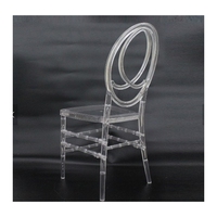 Cristal couple vente en gros nouveau or en plastique mariée et marié blanc pour réception acrylique tifany chivari rose chaises de mariage